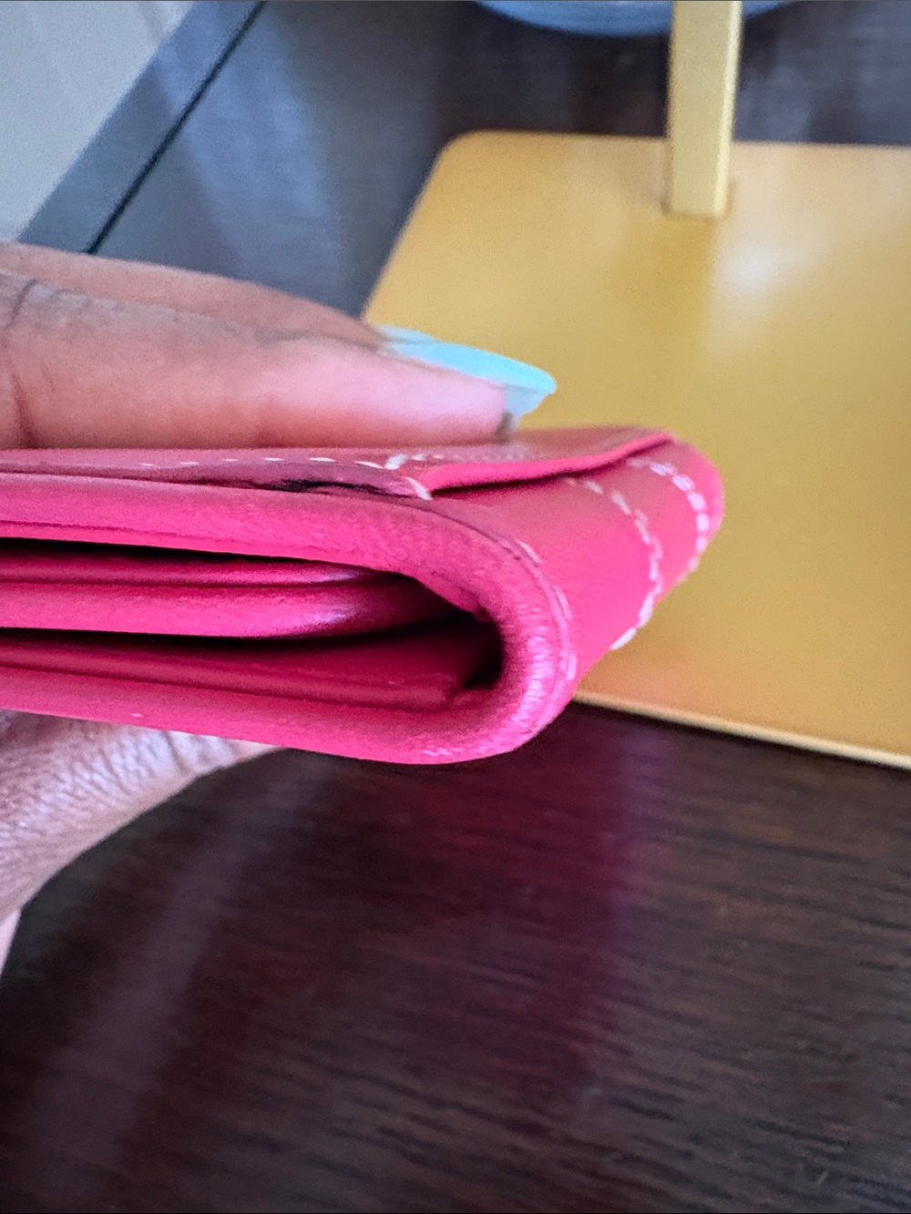 Givenchy Pink Leather Key & Card Holder - Picture 12 of 13
